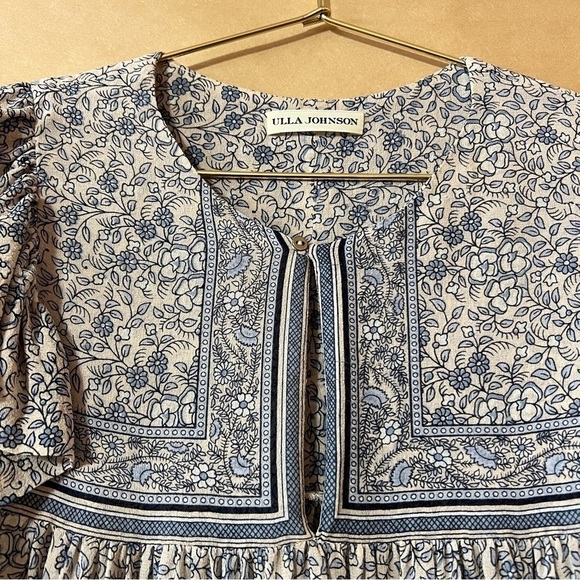 Ulla Johnson Two Piece Matching Set Floral Soleil Top Colette Skirt Silk Size S - Picture 7 of 16